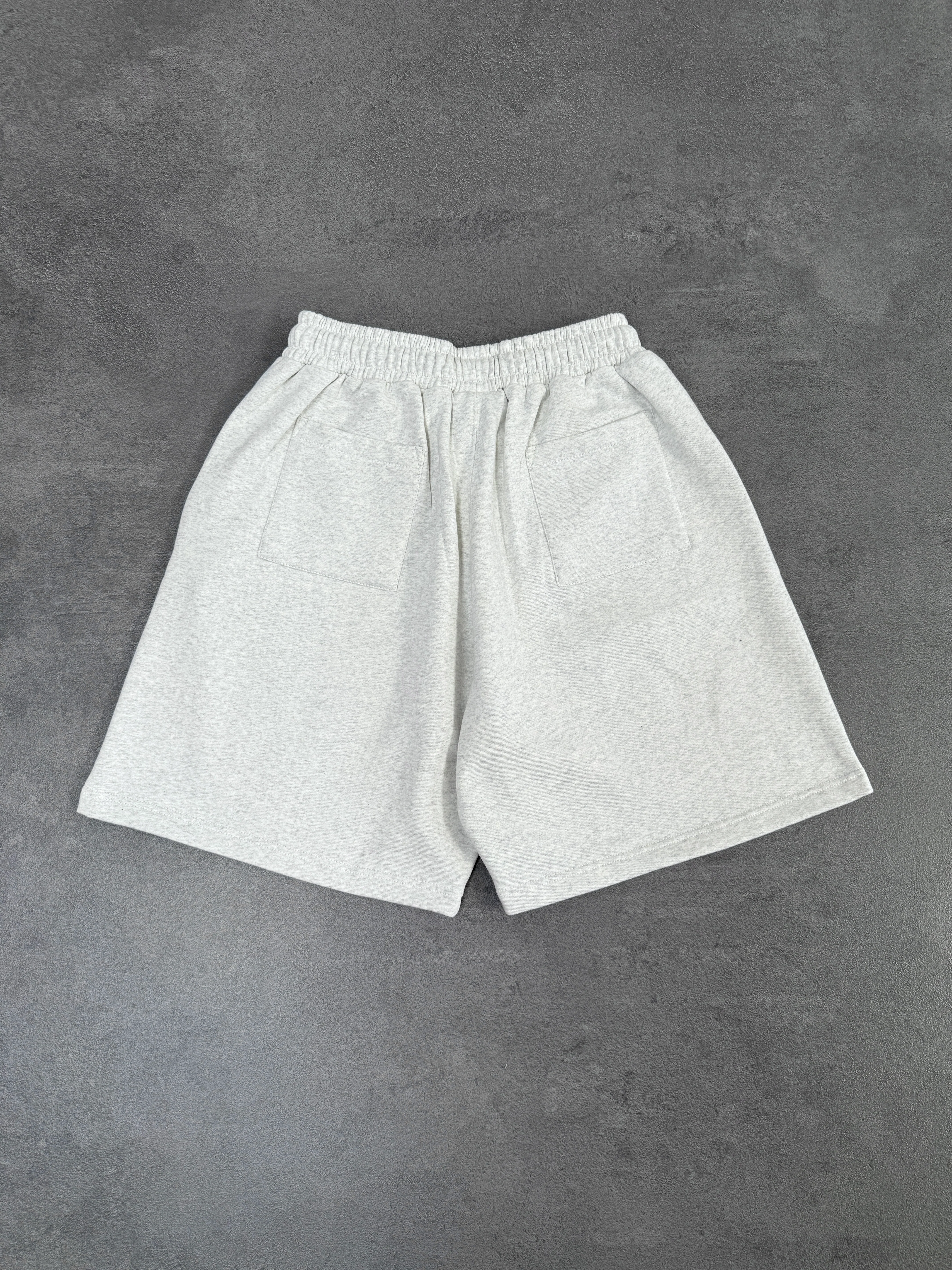 LIGHT GRAY SWEATS SHORTS - Image 3