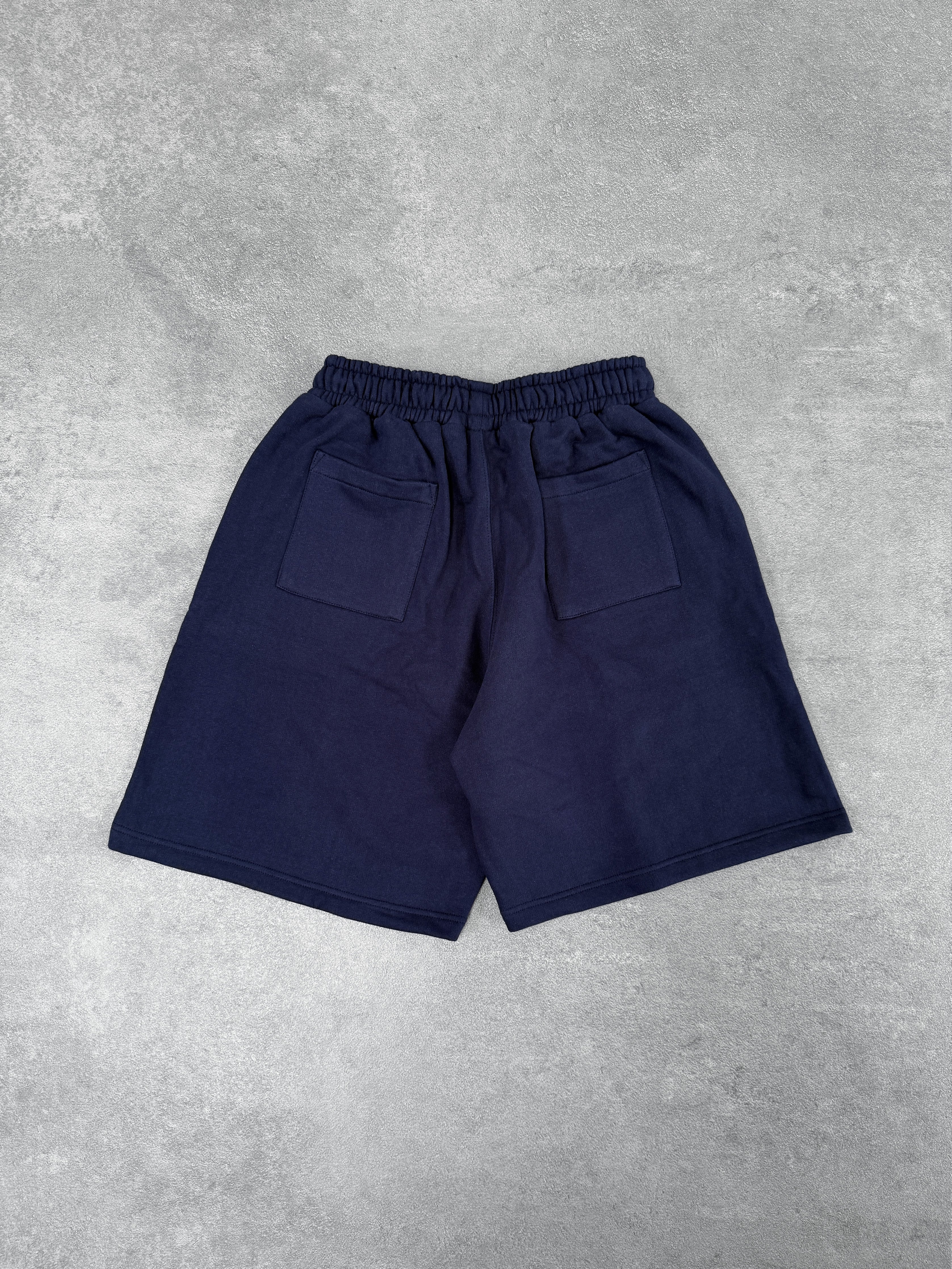 NAVY SWEATS SHORTS - Image 3